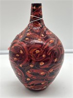 Hand painted rosebud vase.