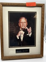 Frank Sinatra framed print. Framed