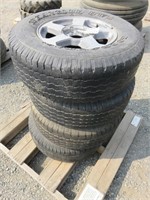(4) Good Year Wrangler R225/70R16 Tires & Rims