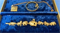 Noah’s Ark bracelet & oriental necklace &