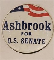 ASHBROOK POLITICAL PIN