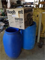 Roofvent Ceiling Vent & 3 Plastic Storage Drums
