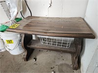 Wooden table 18X27"
