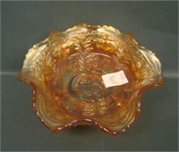 6” Fenton Panther ind. 6 Ruffled Berry Bowl –