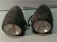 Two Large Headlights