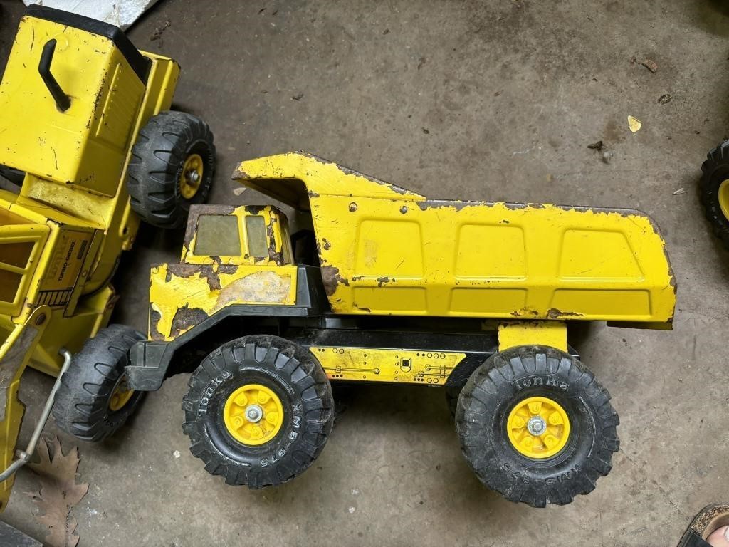 tonka yellow dump truck