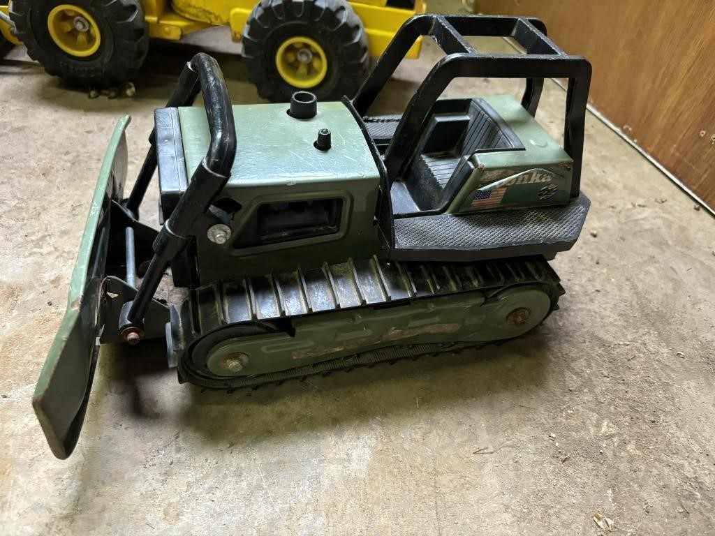 tonka green dozer