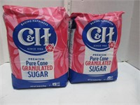 2)10lb bags C&H, pure cane sugar