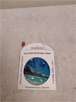 Vintage Glacier National Park Suncatcher ornament