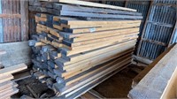 Lift of 2x8x8' Rough Cut Pine Lumber