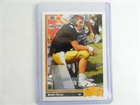 1991 Brett Favre Rookie Card - In Protector