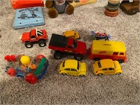 (8) toy trucks/cars