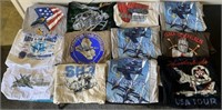 W - MIXED MILITARY AVIATION TEES (A145)