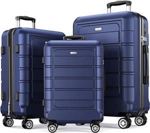 NEW $300  Durable Suitcase, 3Pcs