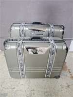 2 Vintage Heys Suitcases