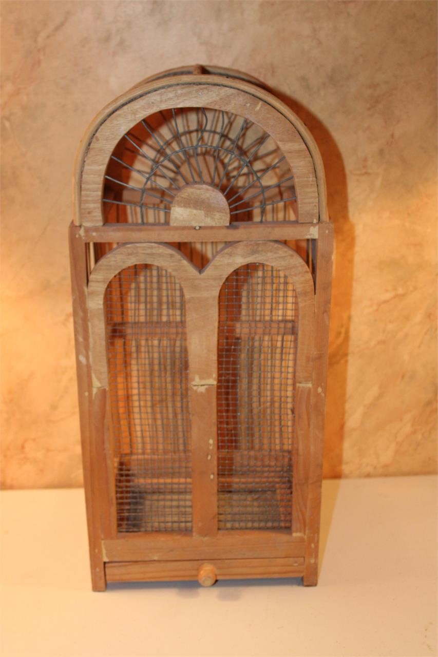 Vintage-Style Bird Cage