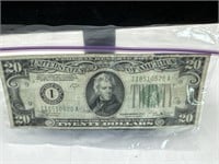 Currency-1934 Twenty Dollar Bill
