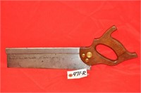 Vintage Disston 12" carcass saw, 14 ppi