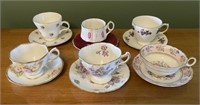 Cups & saucers lot- see pictures