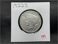 1922S PEACE DOLLAR