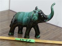 Blue Mountain Pottery Elephant 8" Tall X 10" long