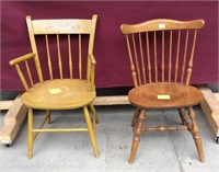 Nichols Stone and Ethan Allen Chairs