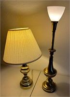 Brass Tone Table Lamps