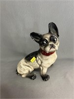 Cast Metal Seated Dog