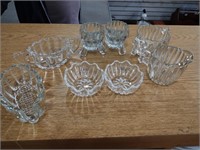 Lot Assorted Clear Glass Pieces