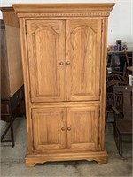 Fine Country Pine Armoire Cabinet