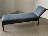 Vintage Upholstered Long Chaise Lounge