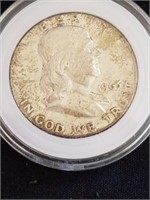 1963 silver half dollar