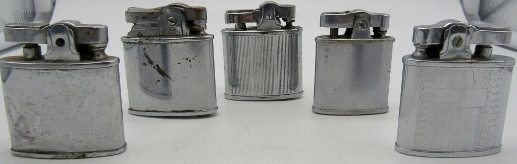 (5) VINTAGE POCKET LIGHTERS - MODERN LITE,