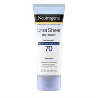 Neutrogena Ultra Sheer Sunscreen Lotion - SPF 70 -