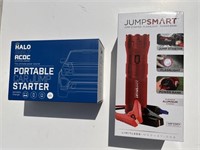 (1) HALO BOLT ACDC PORTABLE CAR JUMP STATER, (1)
