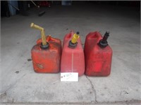 3 SMALL GAS CANS