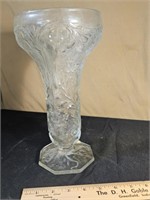 McKee Rock Crystal 11" vase, cupped top