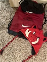 Arkansas Razorback, Nike backpack with razorback