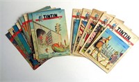 Journal Tintin. Lot de 17 fascicules (1948-1952)