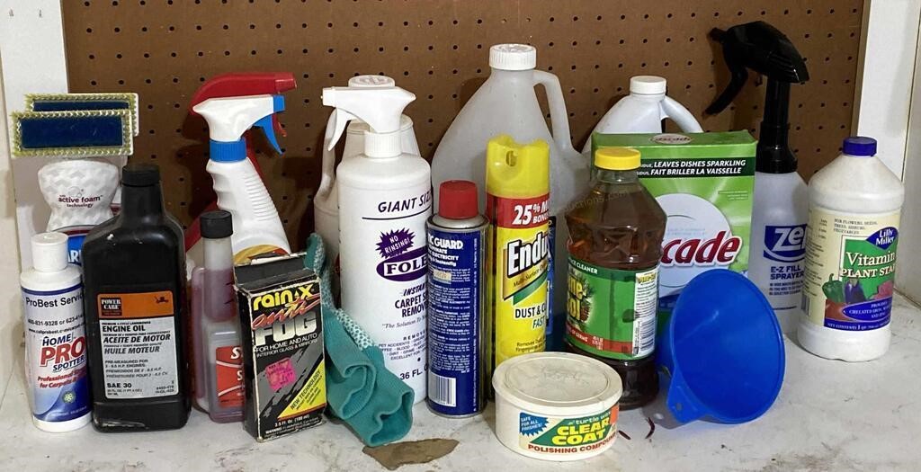 Cleaning, Household And Automotive Chemicals