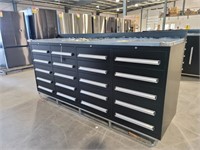 EMC 7' 20-Drawer Workbench