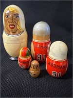 Dennis Rodman NBA Nesting Doll