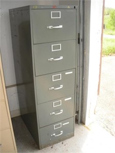 5 Drawer Filing Cabinet  18x28x58 inches