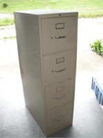 HON 4 Drawer Filing Cabinet  15x27x52 inches