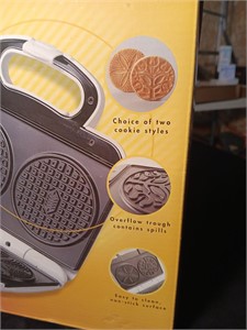 New In Box Toastmaster Pizzelle / Cookie Maker.