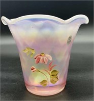 Fenton Pink Fairy Carnival Glass