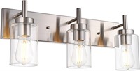 VINLUZ Vanity Light Fixture Brushed Nickel