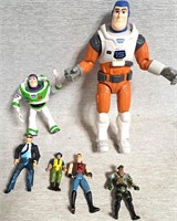 ASSORTED COMIC ACTION FIGURES BUZZ LIGHT YEAR MORE