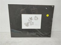 rare Swarovski crystal bambi drawing