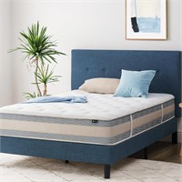 Zinus 10 Hybrid Mattress  Queen White